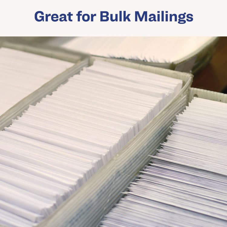 AVERY PRODUCTS CORPORATION Dot Matrix Printer Mailing Labels, Pin-Fed Printers, 1.44 x 4, White, 5,000/Box (AVE4014) thumbnail 3