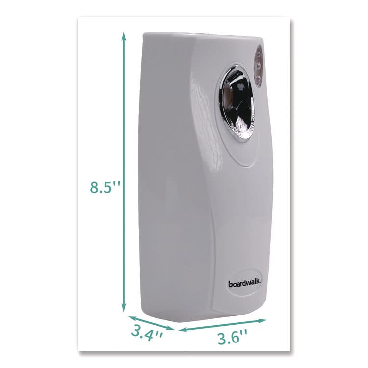 BOARDWALK Metered Air Freshener Dispenser, 3.5 x 3.75 x 9.5, White, 12/Carton (BWK908CT) thumbnail 2