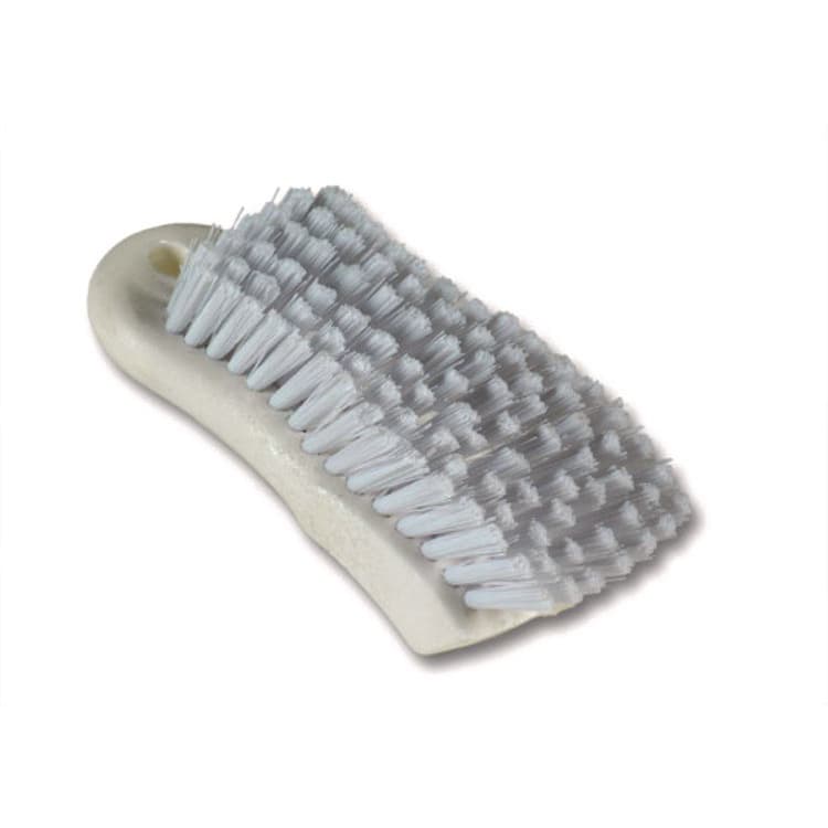 BOARDWALK Scrub Brush, White Polypropylene Bristles, 6" Brush, 6" Handle (BWKFSCBWH) thumbnail 4