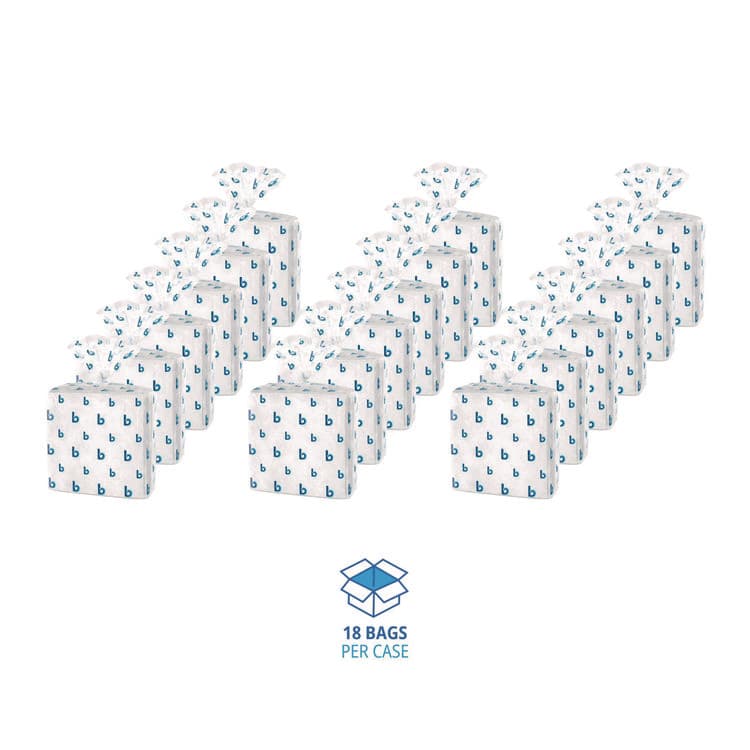 BOARDWALK Hydrospun Wipers, 1-Ply, 12 x 13, White, 50/Bag, 18 Bags/Carton (BWKHS900W) thumbnail 4