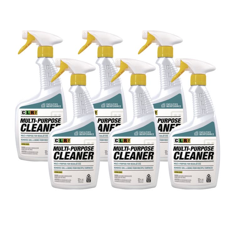 JELMAR, LLC Multi-Purpose Cleaner, Lemon Scent, 32 oz Bottle, 6/Carton (JELFMMPC326PRO)