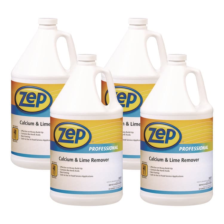 ZEP . Calcium and Lime Remover, Neutral, 1 gal Bottle, 4/Carton (ZPP1041491)