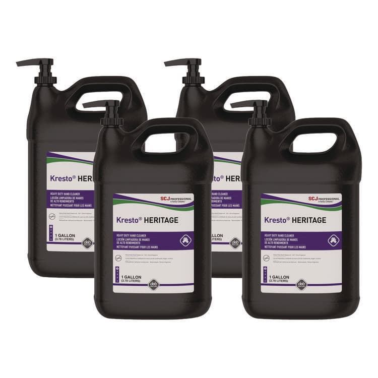 SC JOHNSON Kresto Heritage Heavy Duty Hand Cleaner Refill, Fresh Scent, 1 gal, 4/Carton (SJN9102)