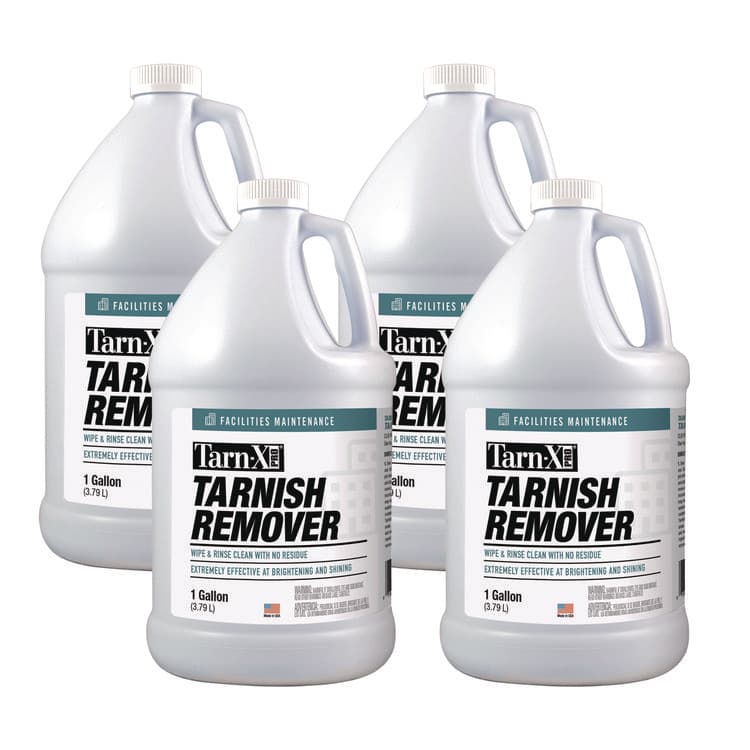 JELMAR, LLC Tarnish Remover, 1 gal Bottle, 4/Carton (JELTX4PROCT)