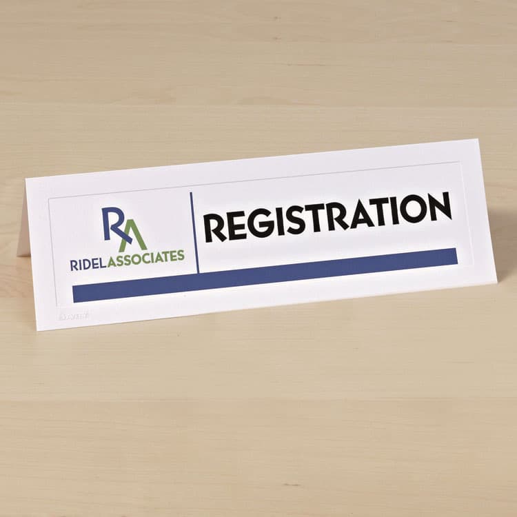 AVERY PRODUCTS CORPORATION Large Embossed Tent Card, White, 11, x 3.5, 1 Card/Sheet, 50 Sheets/Box (AVE5309) thumbnail 3