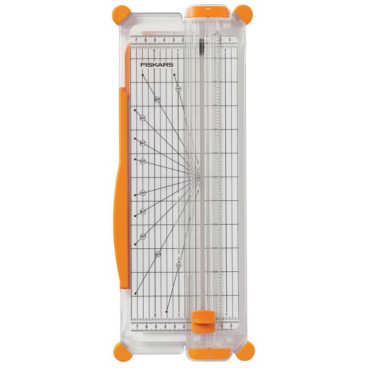 FISKARS MANUFACTURING CORP SureCut Scrapbooking Paper Trimmer, 10 Sheets, 12" Cut Length, 7.08 x 16.93 (FSK1071220)