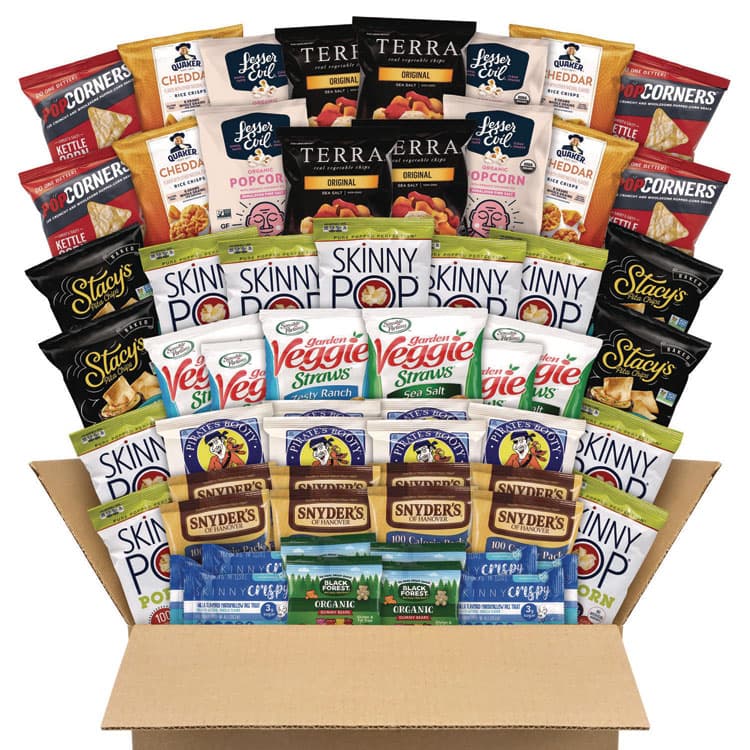 SNACK BOX PROS Big Healthy Snack Box, 61 Assorted Snacks/Box (GRR700S0025) thumbnail 2