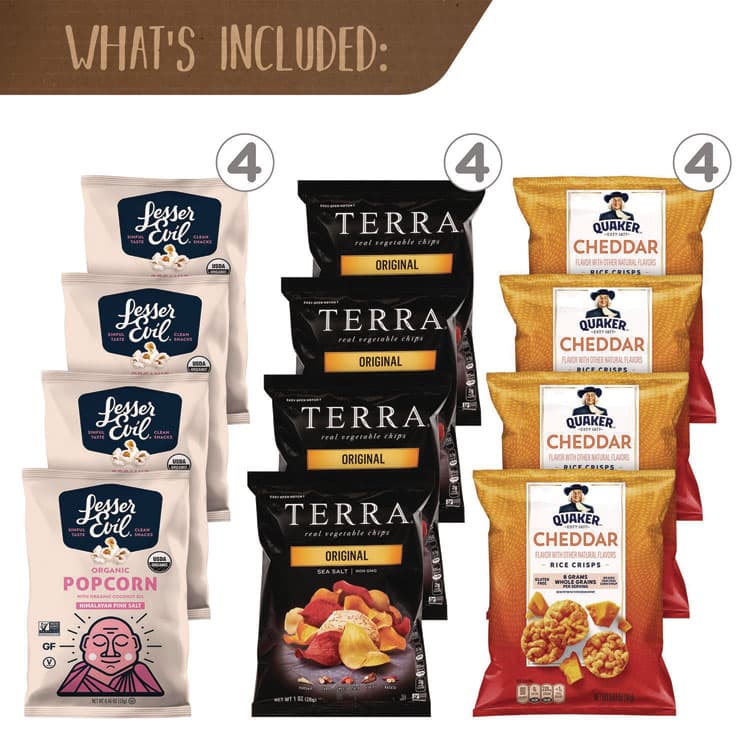 SNACK BOX PROS Big Healthy Snack Box, 61 Assorted Snacks/Box (GRR700S0025) thumbnail 3