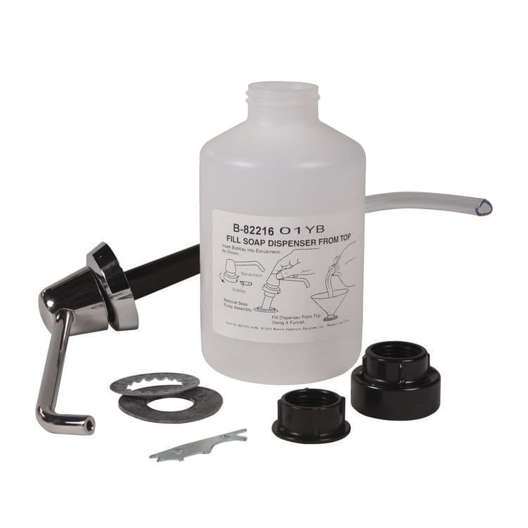 BOBRICK WASHROOM Bottle Cap for B-22 Soap Dispenser, Black (BOB82294) thumbnail 2