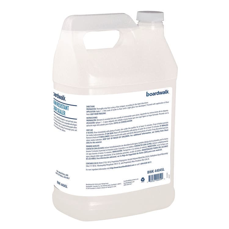 BOARDWALK Stain Resistant Floor Sealer, Unscented, 1 gal Bottle, 4/Carton (BWK4404SL) thumbnail 3