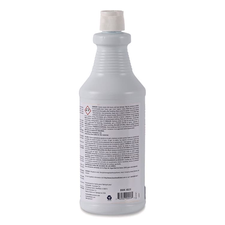 BOARDWALK Industrial Strength RTU Porcelain Bowl and Tile Cleaner, Floral Scent, 32 oz Bottle (BWK4820EA) thumbnail 4
