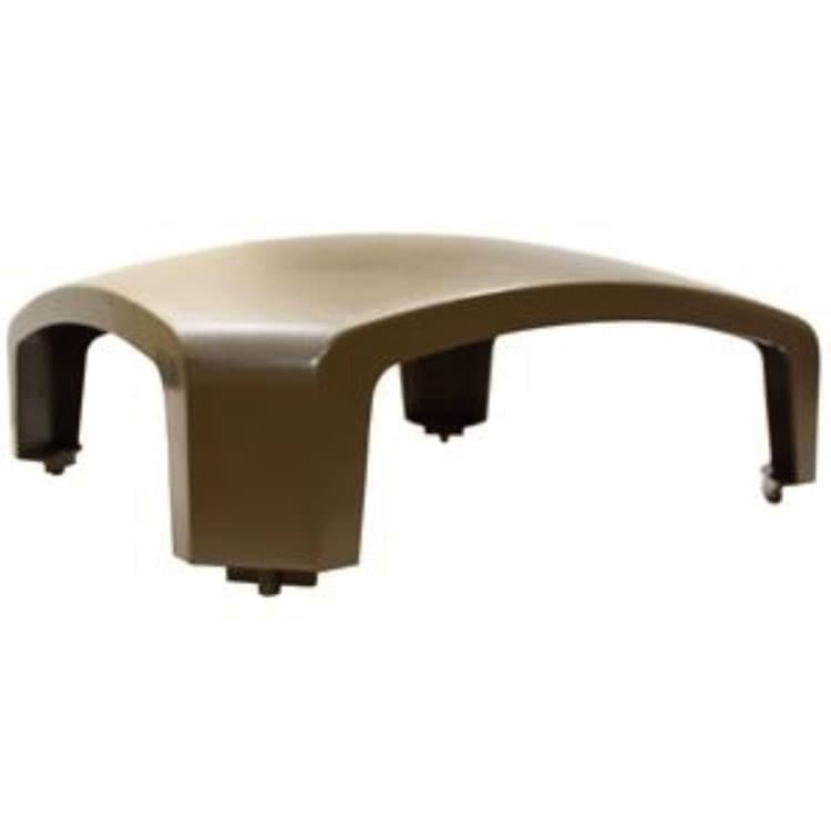 RUBBERMAID COMMERCIAL PROD. Dome Top for Landmark Series Waste Receptacle, Square, 26 x 16 x 11.25, Driftwood (SGS3975L1DWOOD)