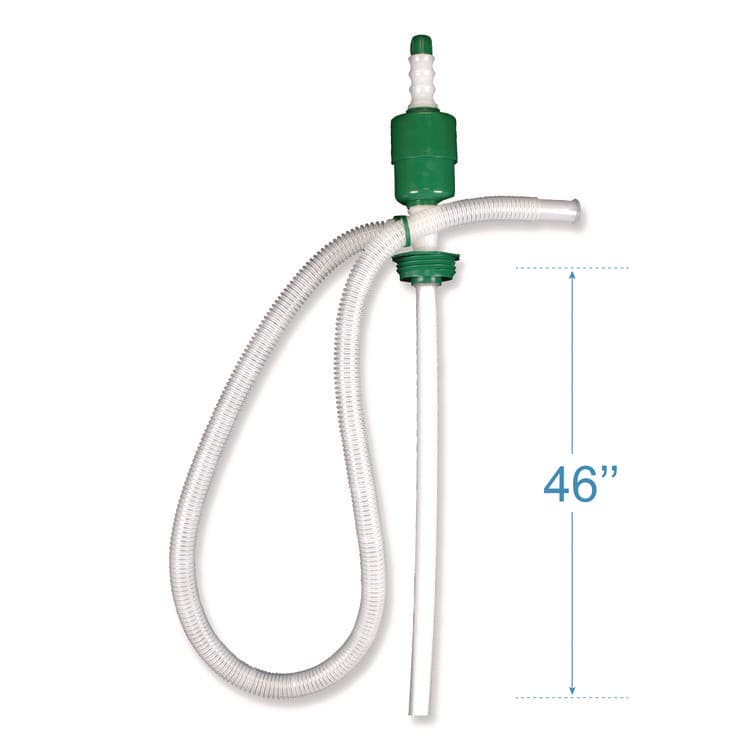 BOARDWALK Drum Pump, 5 gpm, Plastic, 46" Tall, Clear, 25/Carton (BWK00423CT) thumbnail 3