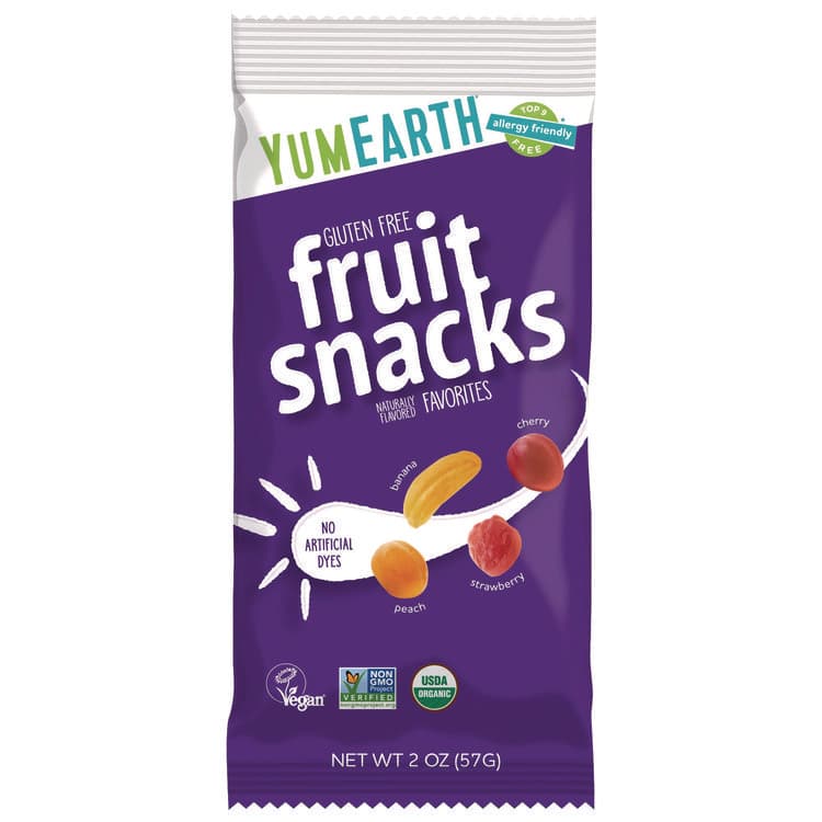ADVANTUS CORPORATION Organic Fruit Snacks, Assorted Flavors, 2 oz Bag, 12/Carton (GRR22002288) thumbnail 2