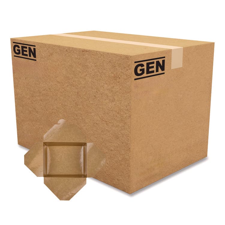 GEN Reclosable Kraft Take-Out Box, 54 oz, 8.51 x 6.3 x 1.8, Brown, Paper, 200/Carton (GENPAPERBOX2)