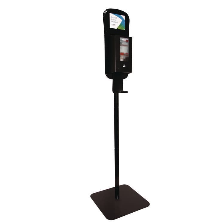 DIVERSEY IntelliCare Hybrid Dispenser Floor Stand, 60.6" h, Black (DVOD1224249)