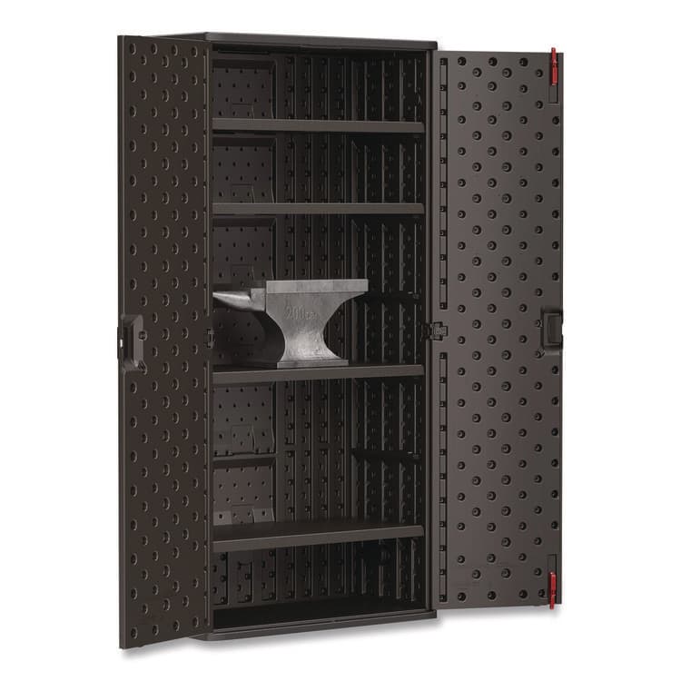 SUNCAST CORPORATION Mega Tall Storage Cabinet, 40 x 20.25 x 80.25, Gray (SUABMCCPD8004) thumbnail 4