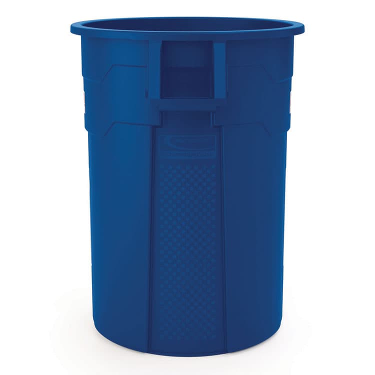 SUNCAST CORPORATION Utility Trash Can, 56.9 gal, Plastic, Blue (SUATCU55BL) thumbnail 3