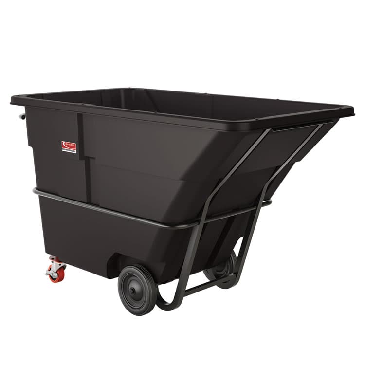 SUNCAST CORPORATION 2 cu yd Standard Duty Tilt Truck, Forkliftable Frame, 1,400 lb Capacity, Black (SUARMTTSD200D)