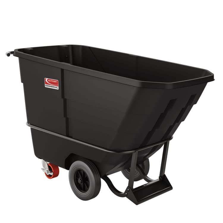 SUNCAST CORPORATION 0.5 cu yd Standard Duty Tilt Truck, 800 lb Capacity, Black (SUARMTTSD50D)