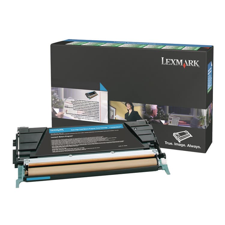 LEXMARK INT'L, . X746A4CG Toner, 7,000 Page-Yield, Cyan (LEXX746A4CG)