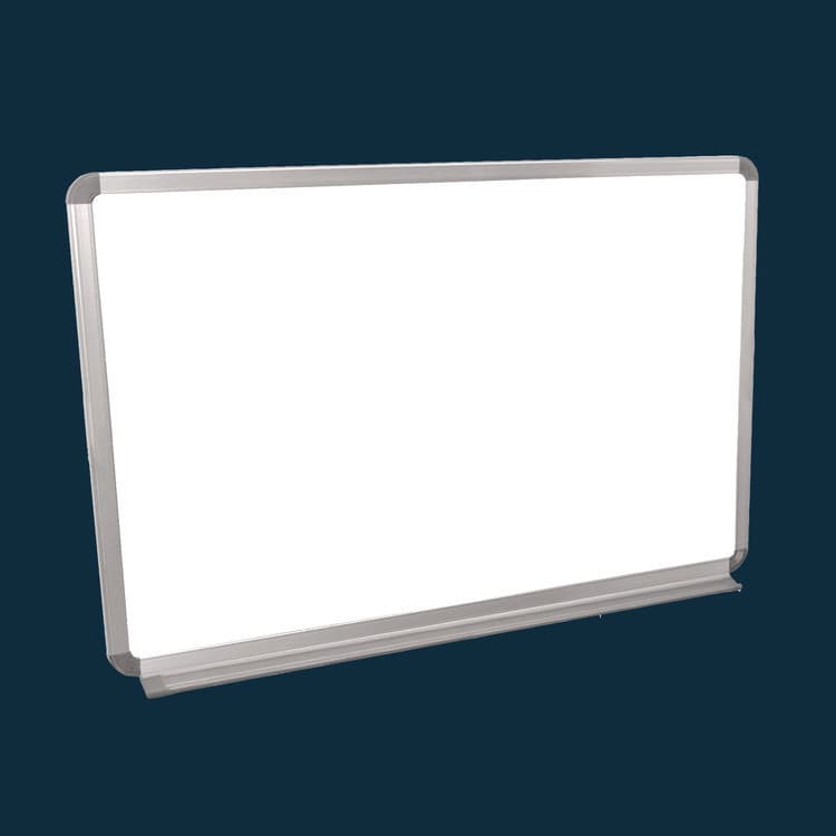 LUXOR WORKSPACES, LLC Wall-Mounted Magnetic Whiteboard, 36" x 24", White Surface, Silver Aluminum Frame (LXCWB3624W) thumbnail 3