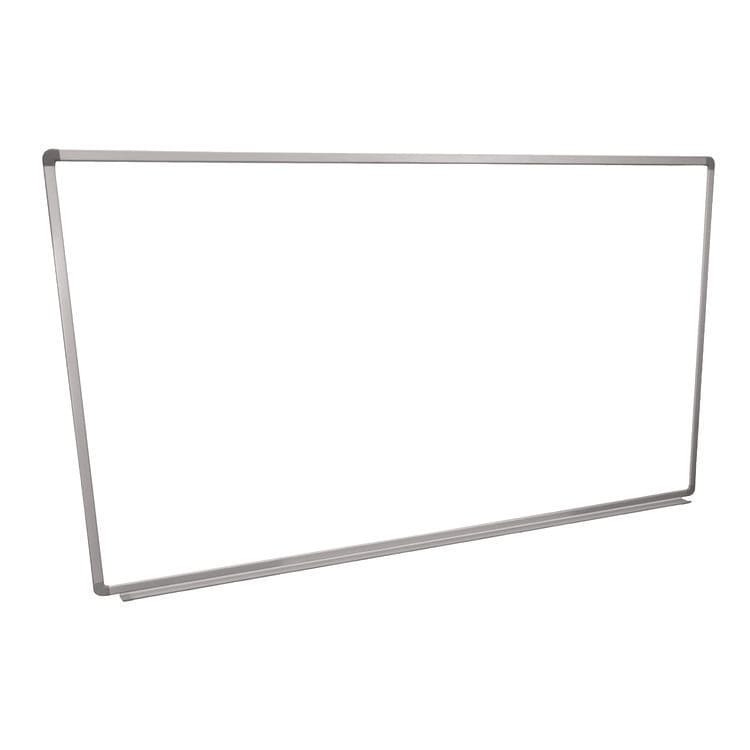 LUXOR WORKSPACES, LLC Wall-Mounted Magnetic Whiteboard, 72" x 40", White Surface, Silver Aluminum Frame (LXCWB7240W) thumbnail 2