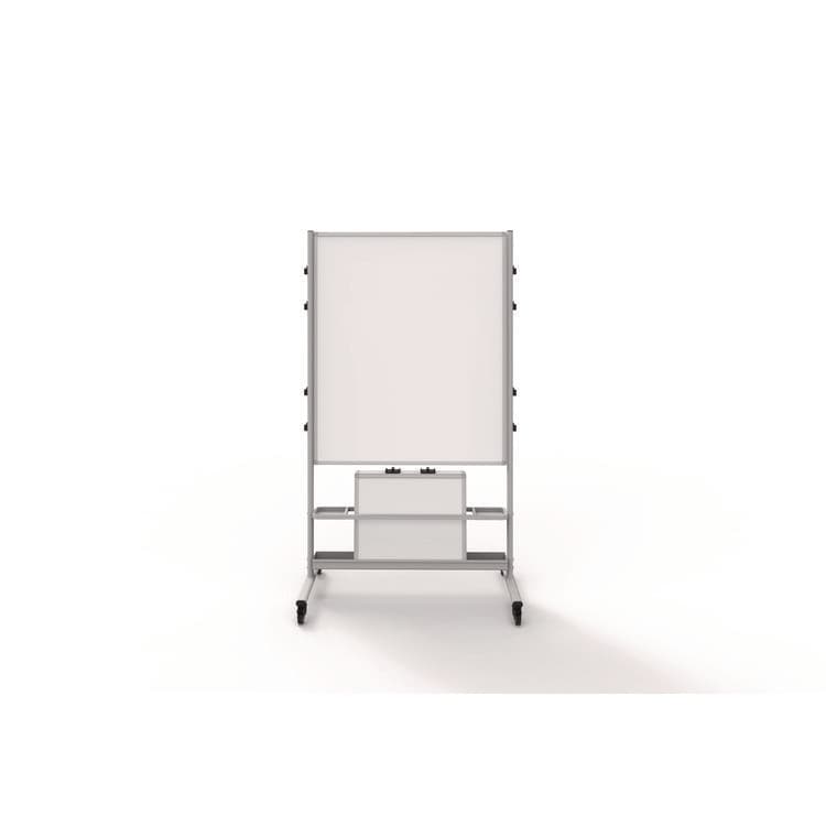 LUXOR WORKSPACES, LLC Mobile Collaboration Station Whiteboard with 4 Attachable Marker Boards, 40.4" x 48.6", White Surface, Silver Aluminum Frame (LXCCLLABSTO) thumbnail 2