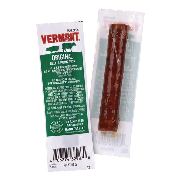 JOHNSONVILLE LLC Original Flavor Mini Snack Sticks, Beef, 0.5 oz Individually Wrapped, 20/Carton (GRR22002353) thumbnail 4