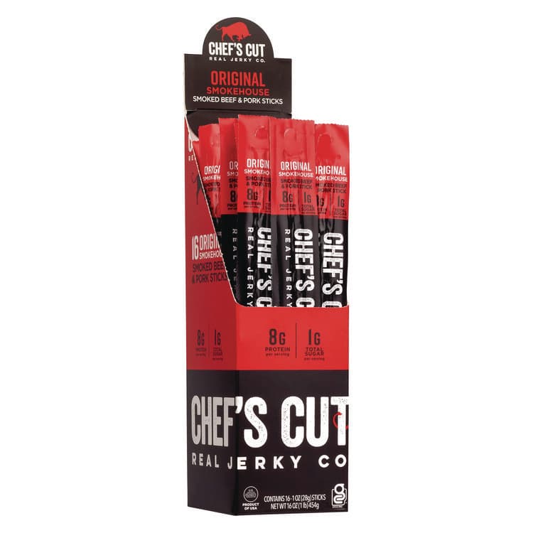 SONOMA BRANDS Original Smokehouse Beef and Pork Meat Stick, 1 oz Individually Wrapped, 16/Carton (GRR22002354) thumbnail 4