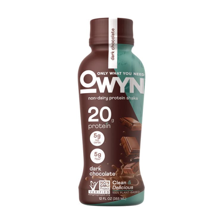 OWYN 20 g Protein Drink, Chocolate, 12 oz Bottle, 12/Carton (GRR38200001) thumbnail 2