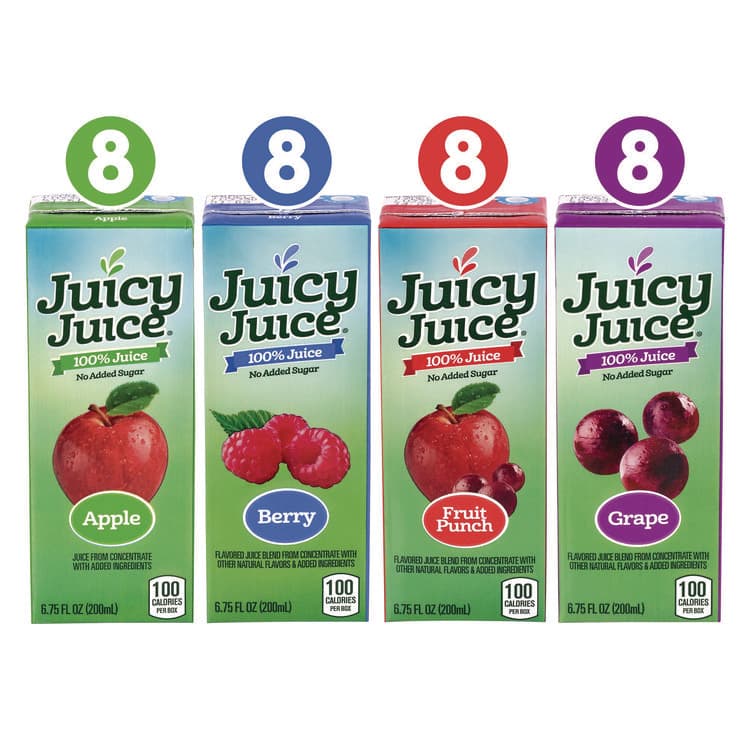 HARVEST HILL BEVERAGE COMPANY Juice Box Variety Pack, Assorted Flavors, 6.75 oz. Box, 32/Carton (GRR22002370) thumbnail 4