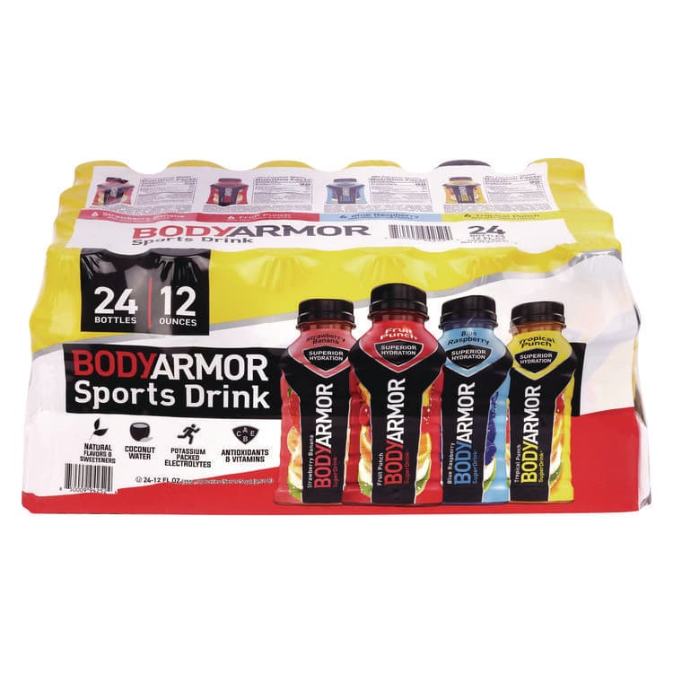 COCA-COLA BASE Sports Drink Variety Pack, Assorted Flavors, 12 oz Bottle, 24/Carton (GRR22002381)