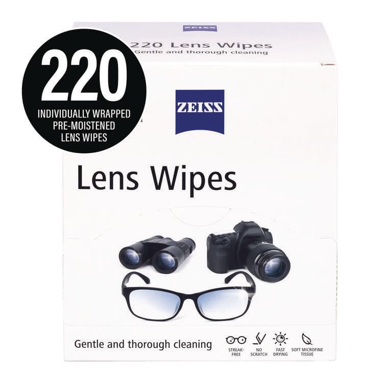 ZEISS Lens Wipes, 6 x 5, 220/Carton (GRR22002393) thumbnail 2