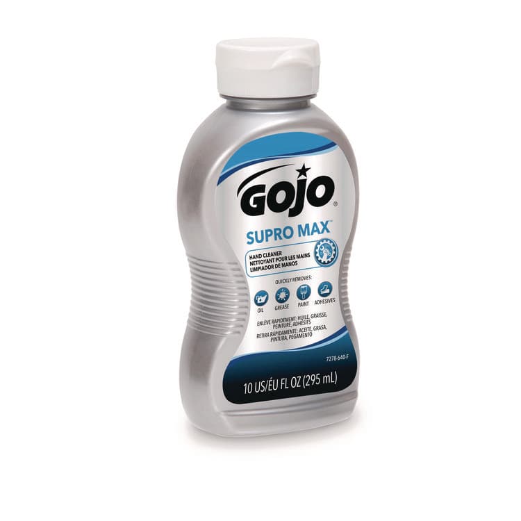 GO-JO INDUSTRIES SUPRO MAX Hand Cleaner Bottle, Floral Scent, 10 oz, 8/Carton (GOJ727808CT) thumbnail 3