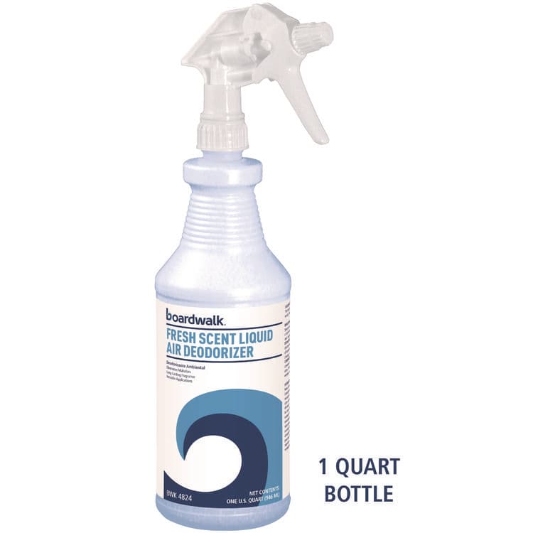 BOARDWALK Fresh Scent RTU Liquid Air Deodorizer, 32 oz Spray Bottle (BWK4824EA) thumbnail 2