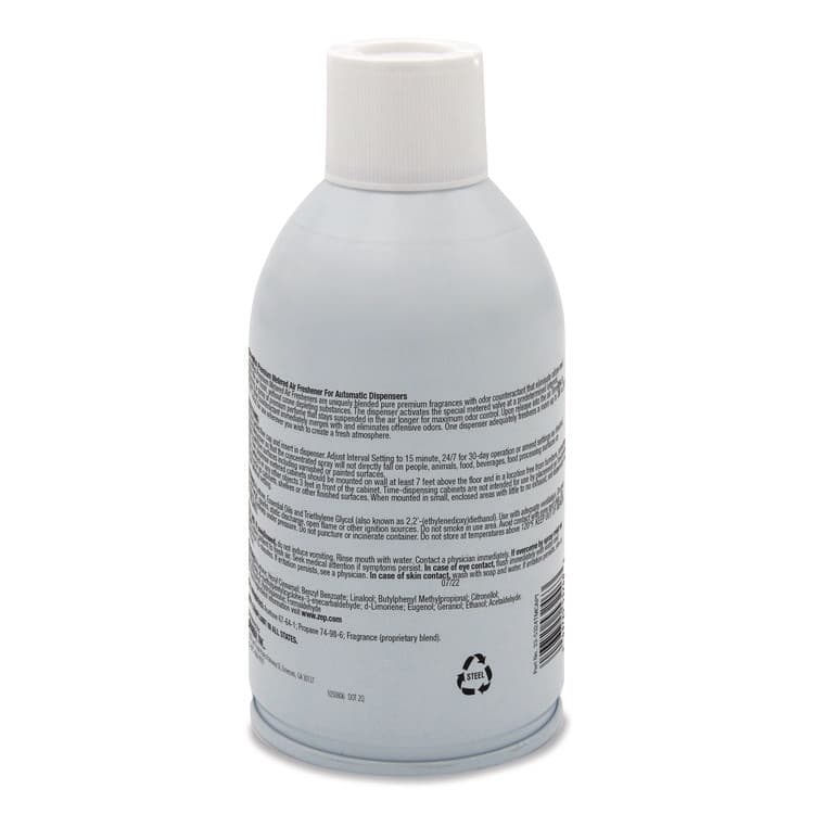 ZEP . Premium Metered Air Freshener Refill, Caribbean Waters, 7.1 oz Aerosol Spray 12/Carton (TMS1042756) thumbnail 2