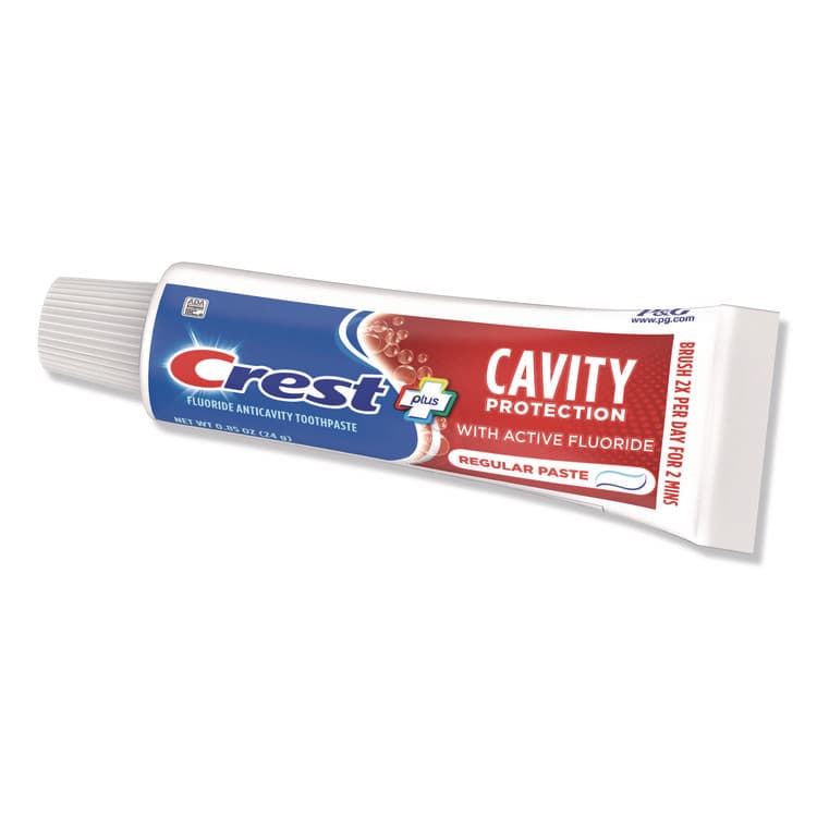 PROCTER & GAMBLE Cavity Protection Toothpaste, Mint, Personal Size, 0.85 oz Tube, 240/Carton (PGC09596) thumbnail 3