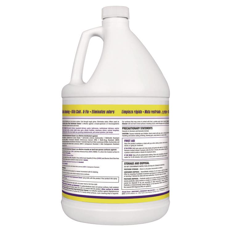 SUNSHINE MAKERS, . Clean Finish Disinfectant Cleaner, Herbal, 1 gal Bottle, 4/Carton (SMP01128) thumbnail 3