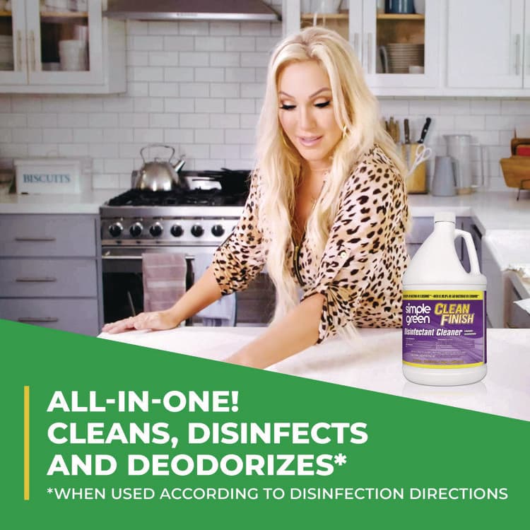 SUNSHINE MAKERS, . Clean Finish Disinfectant Cleaner, Herbal, 1 gal Bottle, 4/Carton (SMP01128) thumbnail 4