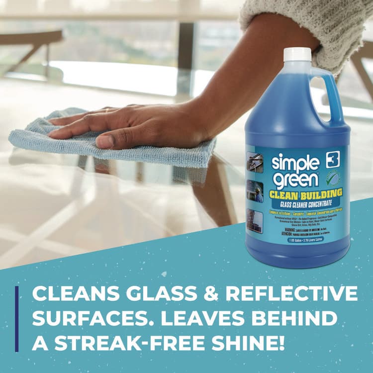 SUNSHINE MAKERS, . Clean Building Glass Cleaner Concentrate, Unscented, 1gal Bottle, 2/Carton (SMP11301) thumbnail 3