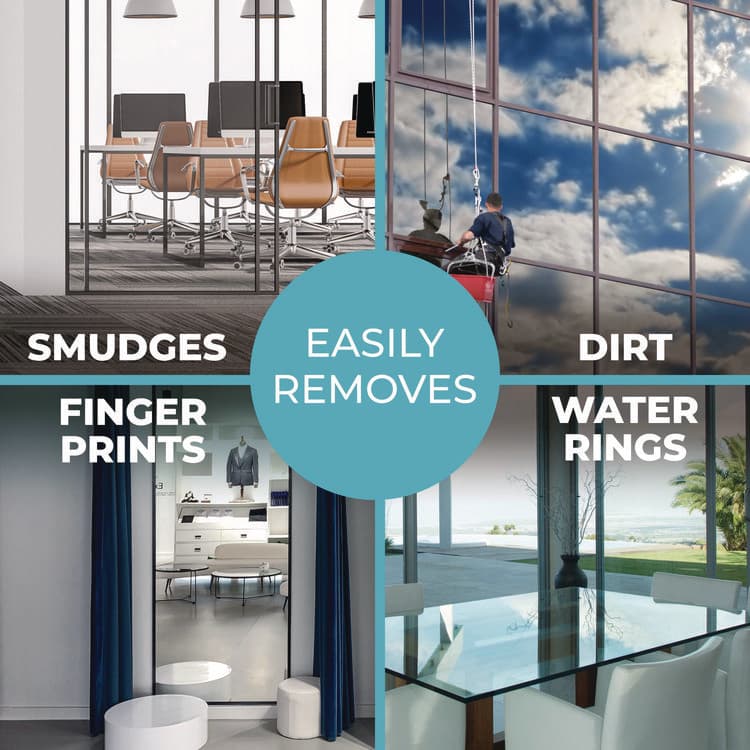 SUNSHINE MAKERS, . Clean Building Glass Cleaner Concentrate, Unscented, 1gal Bottle, 2/Carton (SMP11301) thumbnail 4