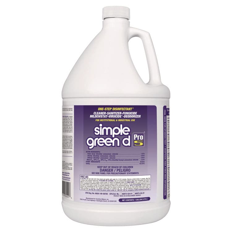 SUNSHINE MAKERS, . d Pro 5 Disinfectant, 1 gal Bottle, 4/Carton (SMP30501CT)
