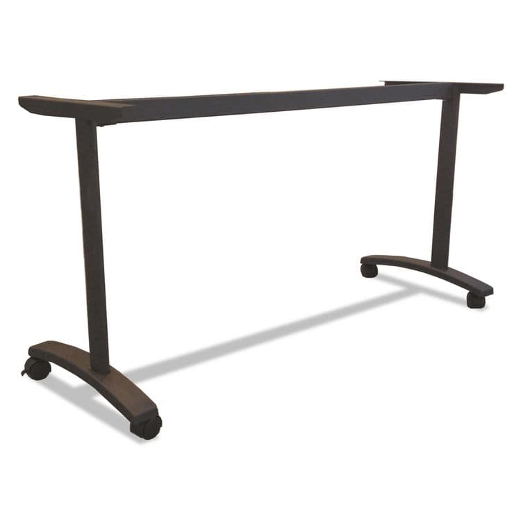ALERA Alera Valencia Series Training Table T-Leg Base, 54w x 19.75d x 28.5h, Black (ALEVA7476BK) thumbnail 3