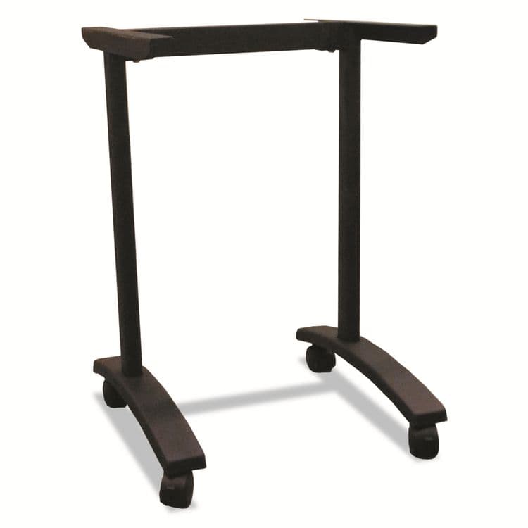 ALERA Alera Valencia Series Training Table T-Leg Base, 24.5w x 19.75d x 28.5h, Black (ALEVA7443BK) thumbnail 3