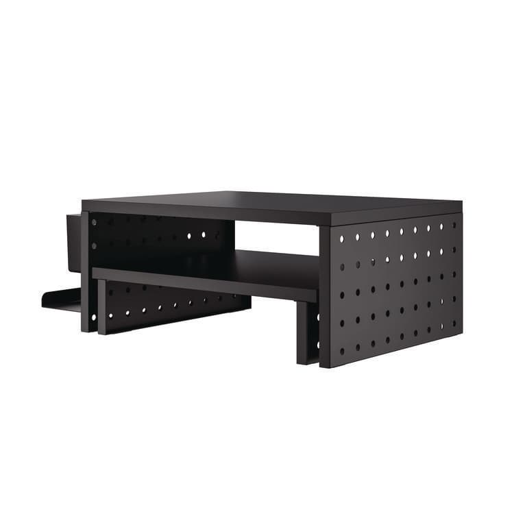 KANTEK . Pegboard Riser, For 32" Monitors, 15.9 x 11.8 x 7.3, Black, Supports 20 lbs (KTKPBS530) thumbnail 2