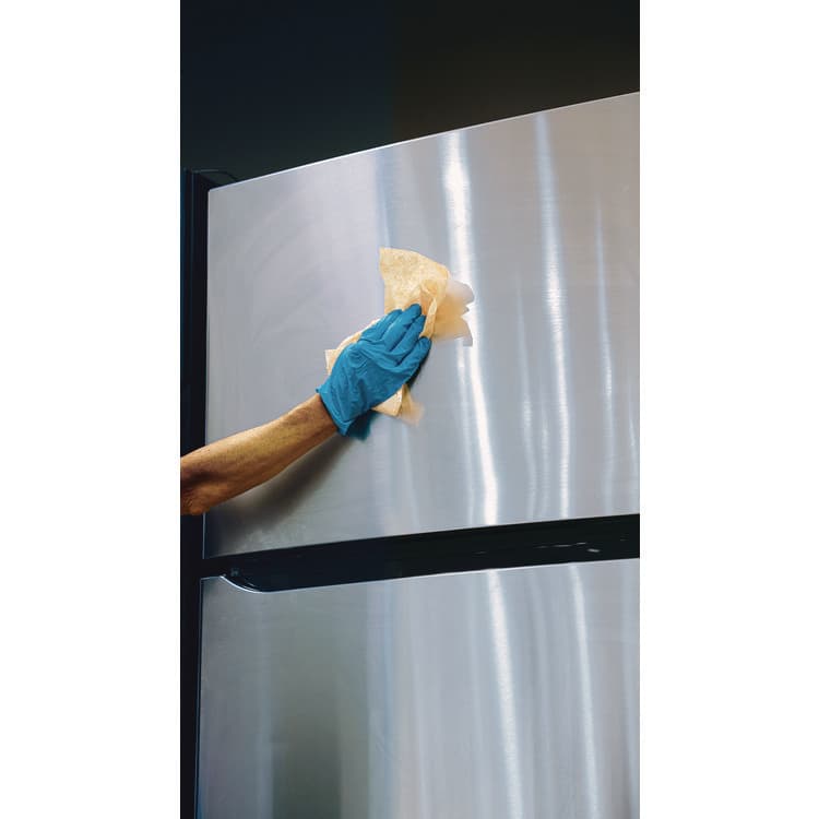 ITW PRO BRANDS Stainless Steel Cleaner Towels, 1-Ply, 9.75 x 10.5, Lemon Scent, 30/Canister (ITW91930) thumbnail 4