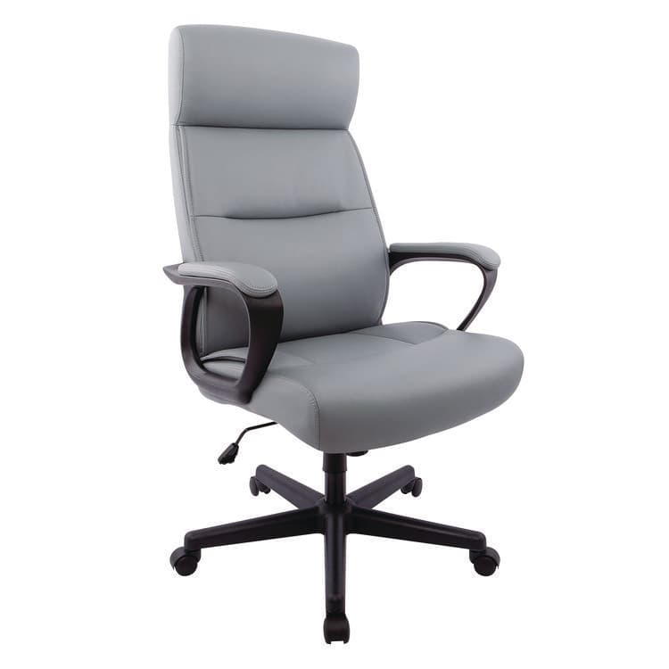 ALERA Alera Oxnam Series High-Back Task Chair, Supports Up to 275 lb, 17.56 to 21.38 Seat Height, Gray Seat, Gray Back, Black Base (ALEON41B49)