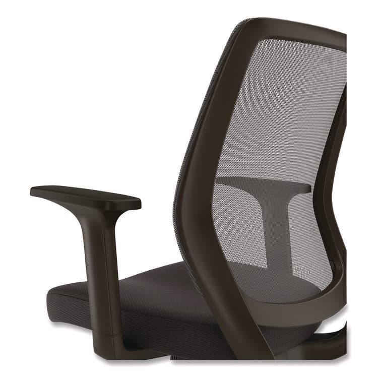 ALERA Alera Wessex Ergonomic Fabric Mesh Swivel Task Chair, Supports Up to 275lbs, 17.09 to 20.83 Seat Height, Black Seat/Back/Base (ALEWX42BME17) thumbnail 2