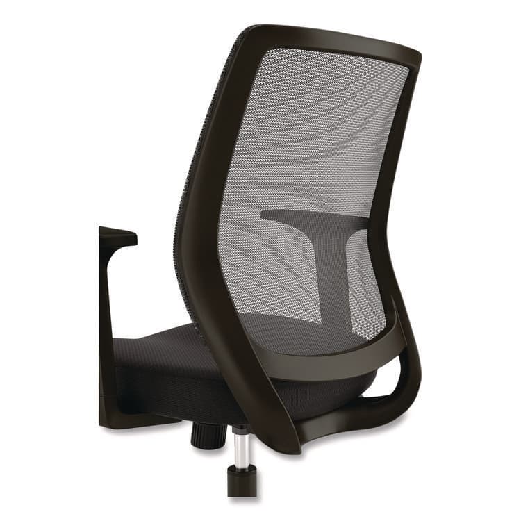 ALERA Alera Wessex Ergonomic Fabric Mesh Swivel Task Chair, Supports Up to 275lbs, 17.09 to 20.83 Seat Height, Black Seat/Back/Base (ALEWX42BME17) thumbnail 3